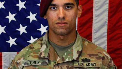 A Fort Bragg paratrooper with the 82nd Airborne Division who died during an airborne training in Georgia on Wednesday has been identified, officials said.