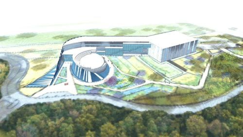 Gwinnett County wants to build a $30 million "water innovation center. These renderings provided by architecture and engineering firm Jacobs offer a glimpse at what the center could look like.