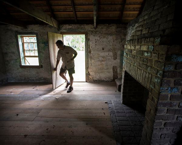 Former slave cabins still stand on Ossabaw Island