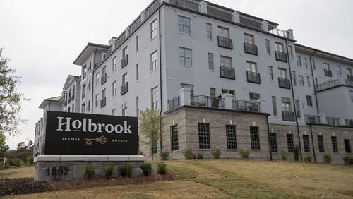 The Holbrook of Decatur is a senior living community located on Clairmont Road in the Decatur area. (Alyssa Pointer/Atlanta Journal Constitution)