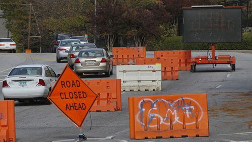 Passage of a special transportation tax on the Nov. 8 ballot in Alpharetta could bring $62.7 million for roadwork to relieve traffic congestion. JOHN SPINK / JSPINK@AJC.COM