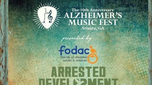 Feb. 4 is when the 10th annual Alzheimer's Music Fest will be held at Buckhead Theatre in Atlanta as a benefit for those experiencing Alzheimer's disease. (Courtesy of Alzheimer's Music Fest)