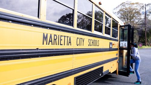 Gov. Brian Kemp and AT&T are sending 448 Wi-Fi devices to 36 rural school districts that will mount them in buses. It’s an idea that other school districts, including the Marietta City School System in metro Atlanta, have used to address a lack of reliable internet service among students studying at home during the coronavirus pandemic. Earlier this semester, Marietta installed WiFi hotspots on 12 school buses that parked across the city, providing access from 9 a.m. to noon Monday through Friday.