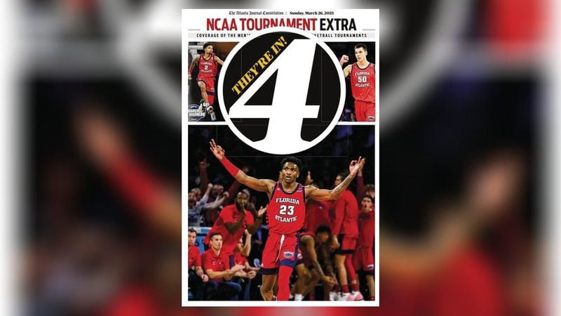 The Atlanta Journal-Constitution's NCAA Tournament Extra, Sunday, March 26, 2023.