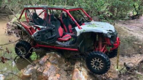 A Tennessee woman has been arrested after allegedly crashing her car, stealing and then crashing an ATV, and abandoning her grandchildren. (Image: Haralson County Sheriff's Office)