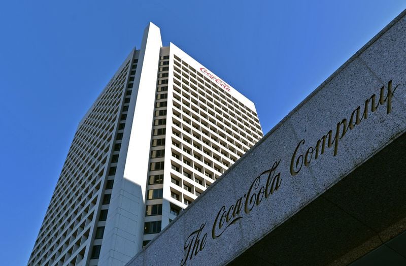 ORIGINAL CAPTION: November 28, 2014 Atlanta - Picture shows Coca-Cola Company Headquarters in Atlanta on Friday, November 28, 2014. Coca-Cola reported $233 million in tax breaks in 2011-2013 - almost 15% of its federal tax bill - related to giving its management stock options and restricted stock. HYOSUB SHIN / HSHIN@AJC.COM