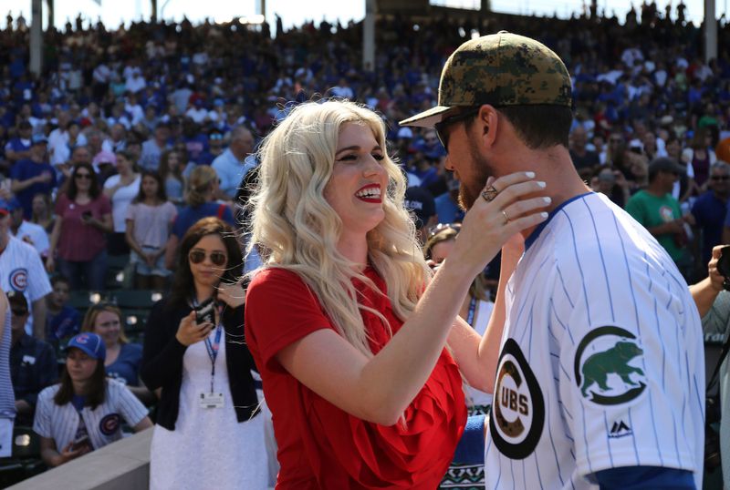 Ben and Julianna Zobrist, who filed for divorce in May 2019 after 14 years of marriage, are scheduled to appear in court next month in what has become a lengthy and public dispute. (Brian Cassella/Chicago Tribune/TNS)