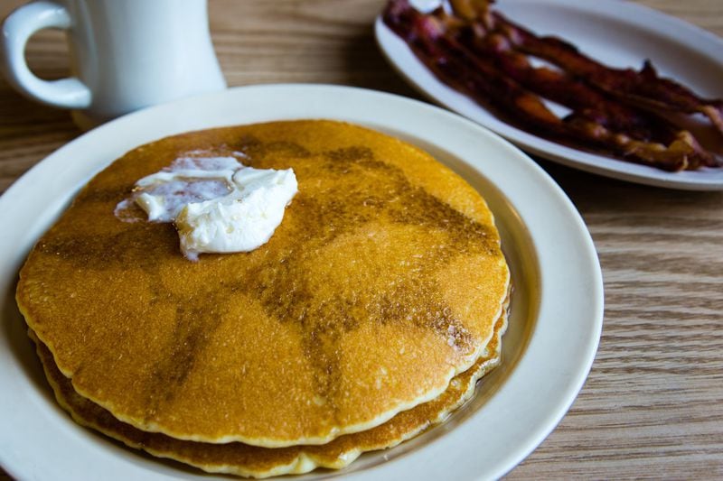 A short stack at Old Hickory House with butter and syrup is your best bet for breakfast. CONTRIBUTED BY HENRI HOLLIS