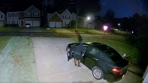 Duluth Police are warning residents to lock their cars. (Ring photo courtesy of Duluth Police Department)