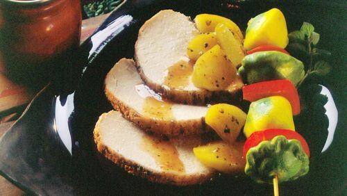 Sunday’s Roasted Pork Loin With Apples and Cinnamon only takes about 20 minutes to prepare. Contributed by McCormick & Co.