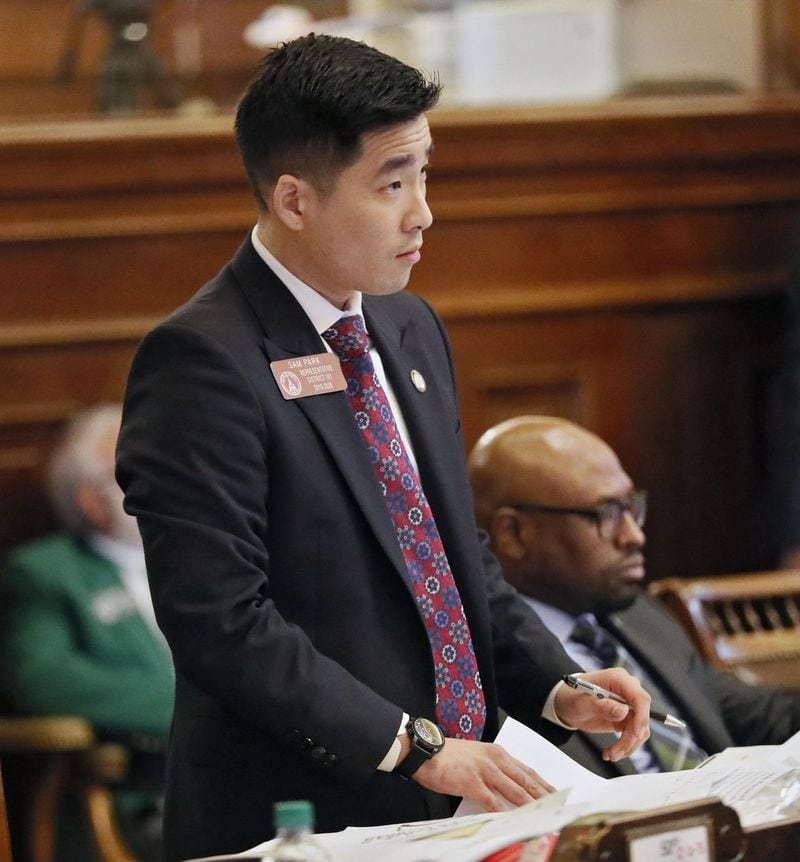 State Rep. Sam Park, D-Lawrenceville, in a March 14, 2019 file photo. BOB ANDRES / BANDRES@AJC.COM
