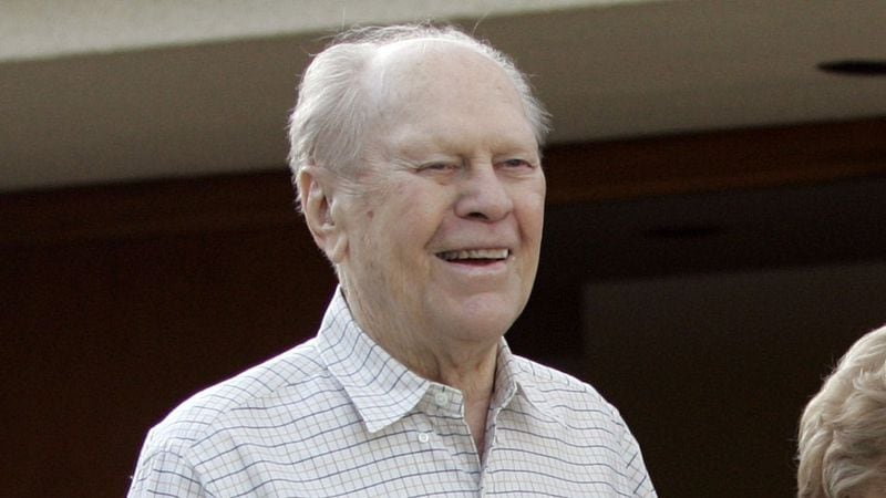 Gerald Ford (1913-2006), seen here in 2006, lived to be 93 years, 165 days. (Gerald Herbert/AP file)
