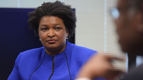 Former House minority leader Stacey Abrams. AJC file
