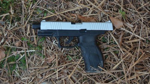 This was the BB air gun pistol used by the robbery suspect who was fatally shot by Atlanta officers.