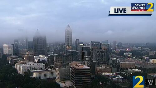 Atlanta is not likely to break out of cloud cover Friday, resulting in much cooler but still muggy weather, according to the forecast from Channel 2 Action News.