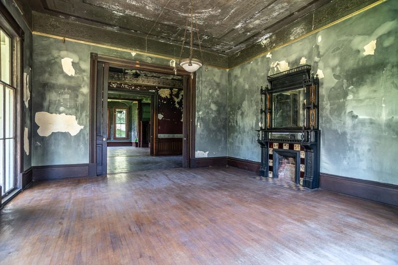 Despite the smoke and water damage from a 2001 fire, the Foster-Thomason-Miller house in Madison is structurally sound. It was built on a grand scale. CONTRIBUTED: MADISON-MORGAN CONSERVANCY