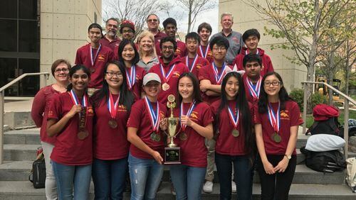 After winning the 2017 State Science Olympiad, Brookwood High School’s team will represent Georgia at the National Science Olympiad in Dayton, Ohio, next month.