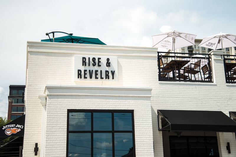 Rise and Revelry exterior at 308 Pharr Rd. NE.