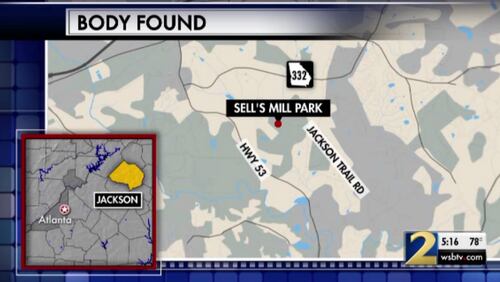 The Jackson County Sheriff's Office and GBI are investigating a body found in a park creek.