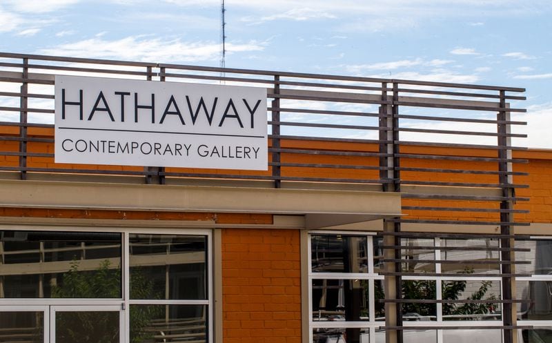 The Hathaway Gallery’s current space is located behind Bocado, on Howell Mill Road.