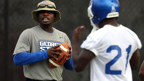 Former Georgia Tech All-American quarterback Joe Hamilton served on the Georgia State staff as a recruiting intern for coach Bill Curry in 2010 and then as an assistant for the 2011 and 2012 seasons.