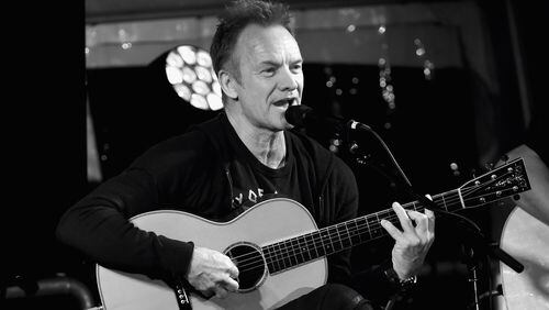 Sting will play an intimate show at the Tabernacle in February. Photo: Getty Images.