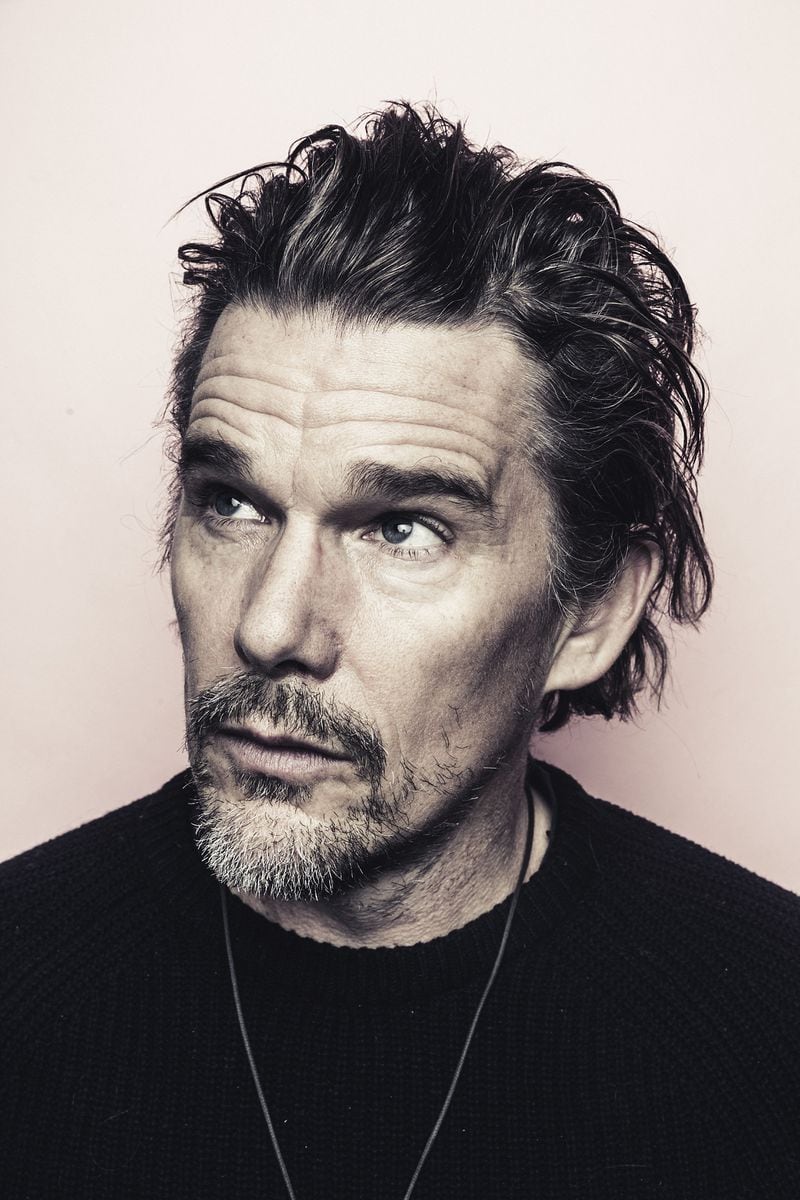 Ethan Hawke directed "Wildcat" about Flannery O'Connor starring his daughter Maya. It is being featured at the Rome International Film Festival on Oct. 27, 2023. FRANCOIS BERTHIER