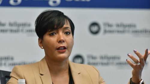 Atlanta Mayor Keisha Lance Bottoms was never interviewed by lawyers investigating the hiring of a former councilman to her staff — a hire that violated the city’s charter. HYOSUB SHIN / HSHIN@AJC.COM