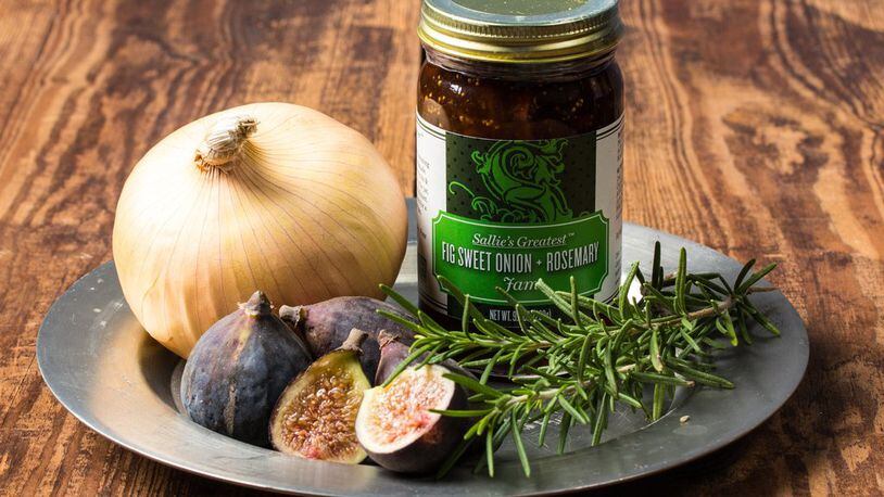 Fig, sweet onion and rosemary jam from Sallie’s Greatest. Courtesy of Sallie’s Greatest