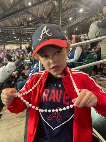 In Atlanta, it's Joctober! Pederson's pearls a hit with Braves fans