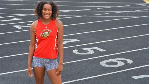 Greater Atlanta Christian junior Jasmine Jones has the state's fastest times this season in the 200 meters and the 100-meter hurdles.