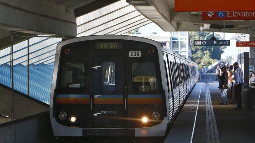 A regional board has developed a list of nine projects that could be candidates for state transit funding. Among them: rehabilitation of MARTA stations and tracks. (AJC FILE PHOTO)