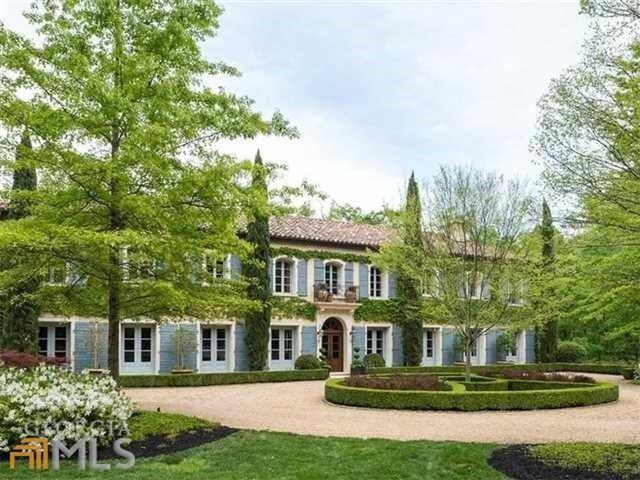 The French Provincial Buckhead estate is listed at $5.25 million and has 24 rooms.