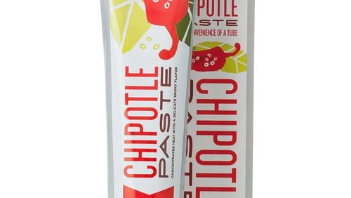 Olo’s chipotle paste in a tube allows you to use only a dab of the spicy condiment without wasting a whole can of smoked peppers.