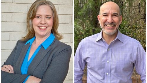 State Sen. Sally Harrell is being challenged by David Lubin in the May 21 Democratic primary. Courtesy photos.