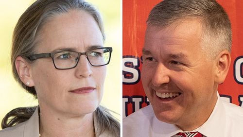 Democrat Carolyn Bourdeaux is challenging U.S. Rep. Rob Woodall, R-Lawrenceville, in the 7th Congressional District.