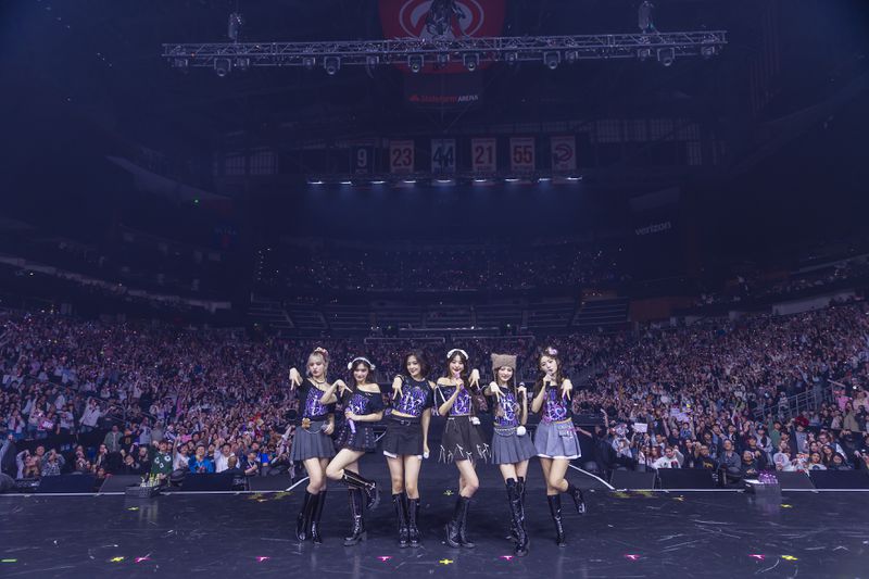K-pop girl group Ive performed in Atlanta for the first time on March 24, 2024. During the show, the group talked about their visit to the Georgia Aquarium and watching a Hawks game. Photo credit:  Terence Rushin / Photos provided by Starship Entertainment