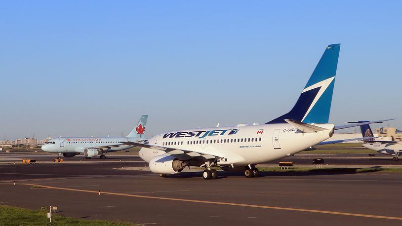 A WestJet aircraft was involved in a collision Friday night on a tarmac at the Toronto airport.