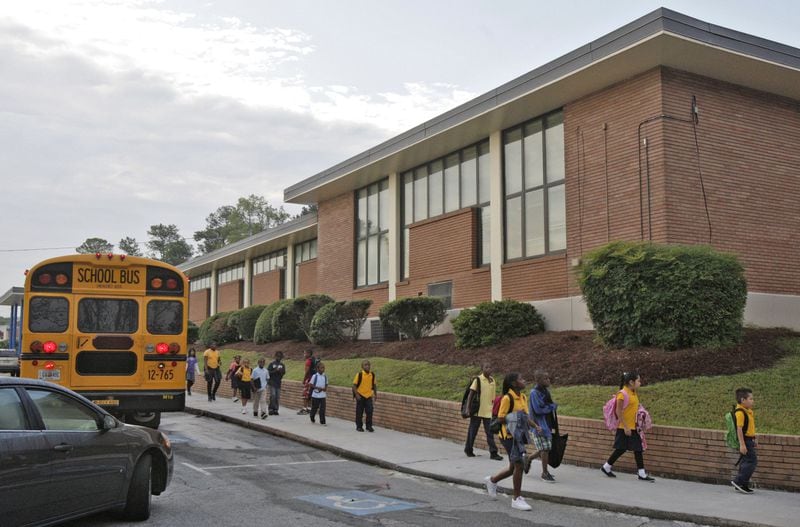 Hutchinson Elementary School in Atlanta will receive a $7.68 million renovation, one of three school projects recently approved by the Atlanta school board. AJC file photo by BOB ANDRES / BANDRES@AJC.COM