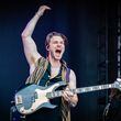 The Struts brought their brand of glam rock to a crowd that belted out every word at the Piedmont Stage at Shaky Knees on Sunday, May 5, 2024. (RYAN FLEISHER FOR THE ATLANTA JOURNAL-CONSTITUTION)