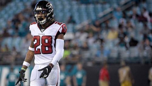 Falcons defensive back Jordan Miller played in 10 games as a rookie and one game this season