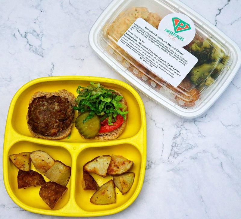 Kids meals from Perfectly Portioned Nutrition. Courtesy of Kay Social