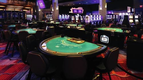 Harrah’s Cherokee Casino Resort in North Carolina is the closest      betting destination to Georgia. “You can hardly get near the casino      because of the church buses,” says one Georgia lawmaker. HANDOUT