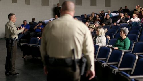 The Cherokee County Sheriff's Department lead an active shooter training in 2016.