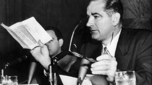 U.S. Senator Joseph McCarthy (1950s)