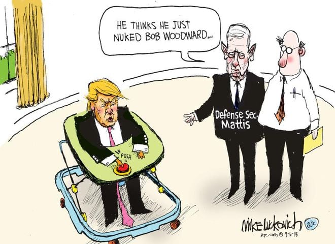 Mike Luckovich finishes his Round File updates for September 2018