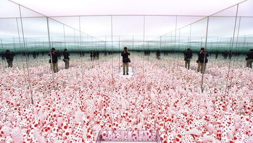 Demand for tickets to the last seven days of the “Infinity Mirrors” exhibit at the High Museum of Art crashed the museum’s web site Tuesday morning. HYOSUB SHIN / HSHIN@AJC.COM