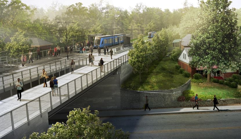 Atlanta Beltline rapid transit concept