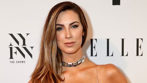 Katherine Webb attends E! + ELLE + IMG Party in 2016 in New York City.