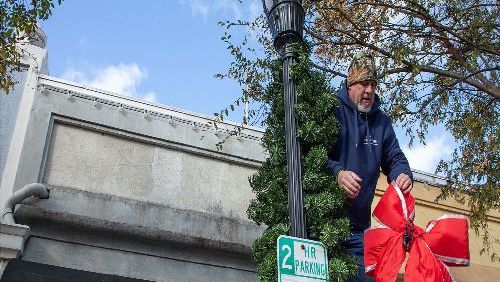 With a $45,000 donation from the Downtown Marietta Development Authority, more Christmas lights have been added to the Marietta Square by the city. (Courtesy of Marietta)